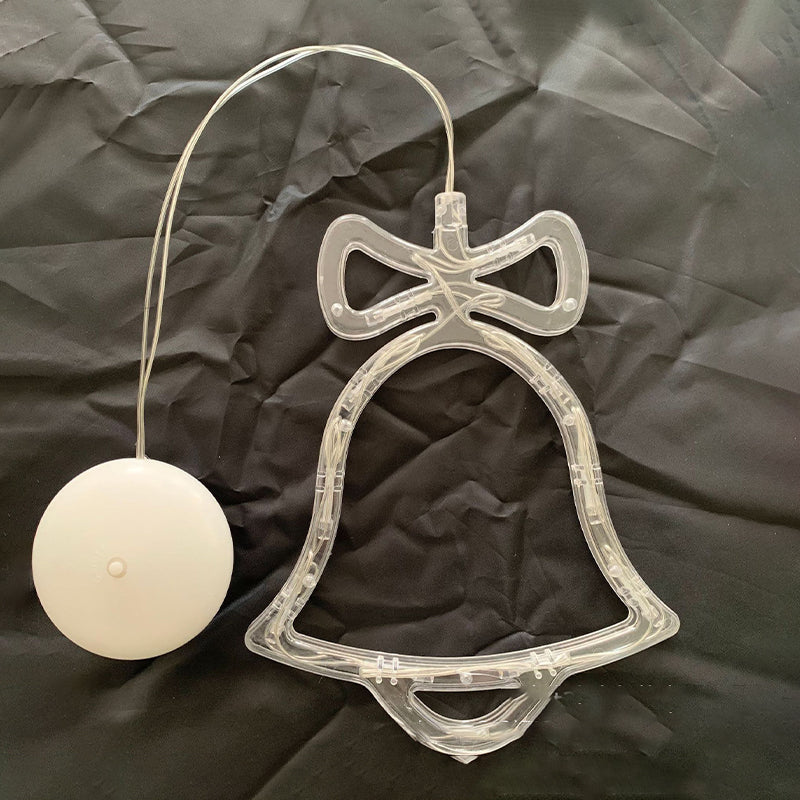 Christmas LED String Lights in Modern Creative Style White Plastic Decorative Lamp with Sucker