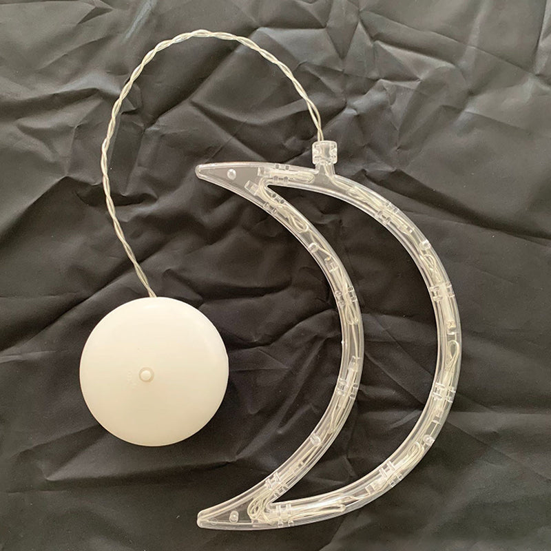 Christmas LED String Lights in Modern Creative Style White Plastic Decorative Lamp with Sucker