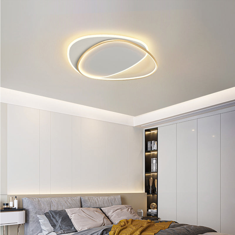 Lampada da soffitto a LED da incasso a soffitto di design dalla linea stile contemporaneo per soggiorno