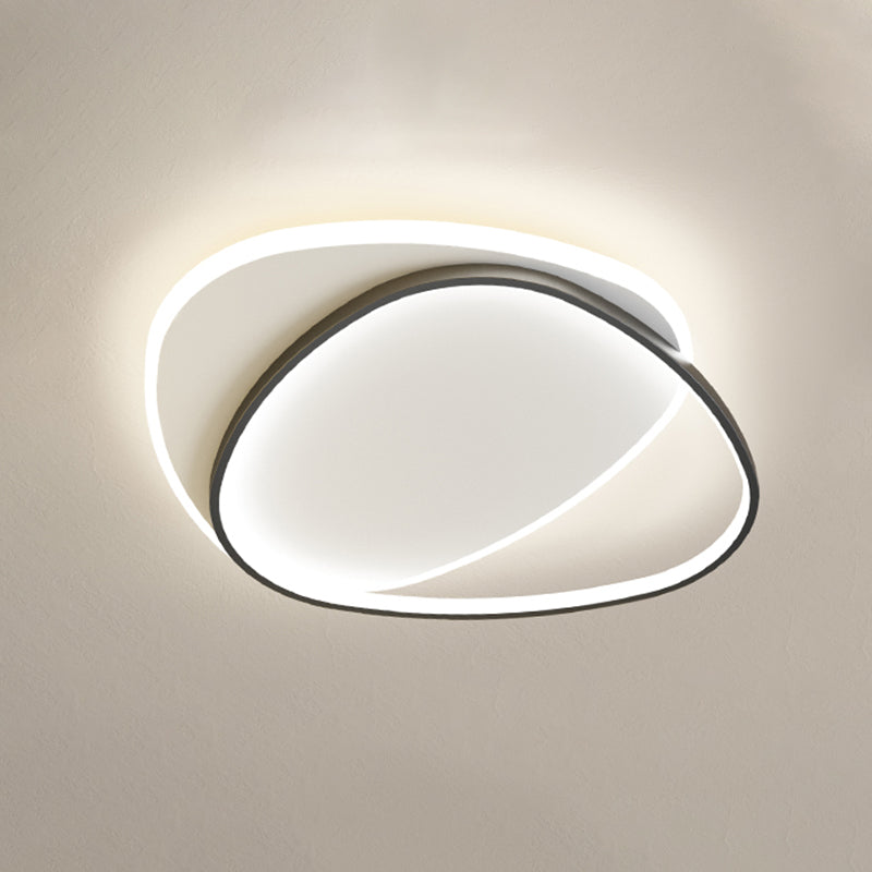 Lampada da soffitto a LED da incasso a soffitto di design dalla linea stile contemporaneo per soggiorno