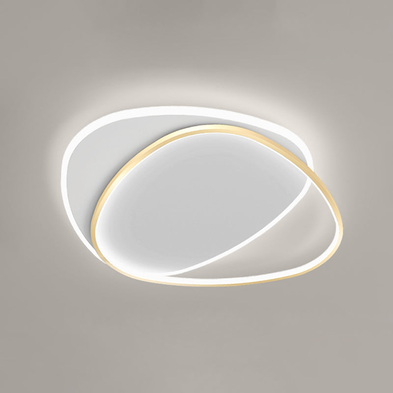 Lampada da soffitto a LED da incasso a soffitto di design dalla linea stile contemporaneo per soggiorno