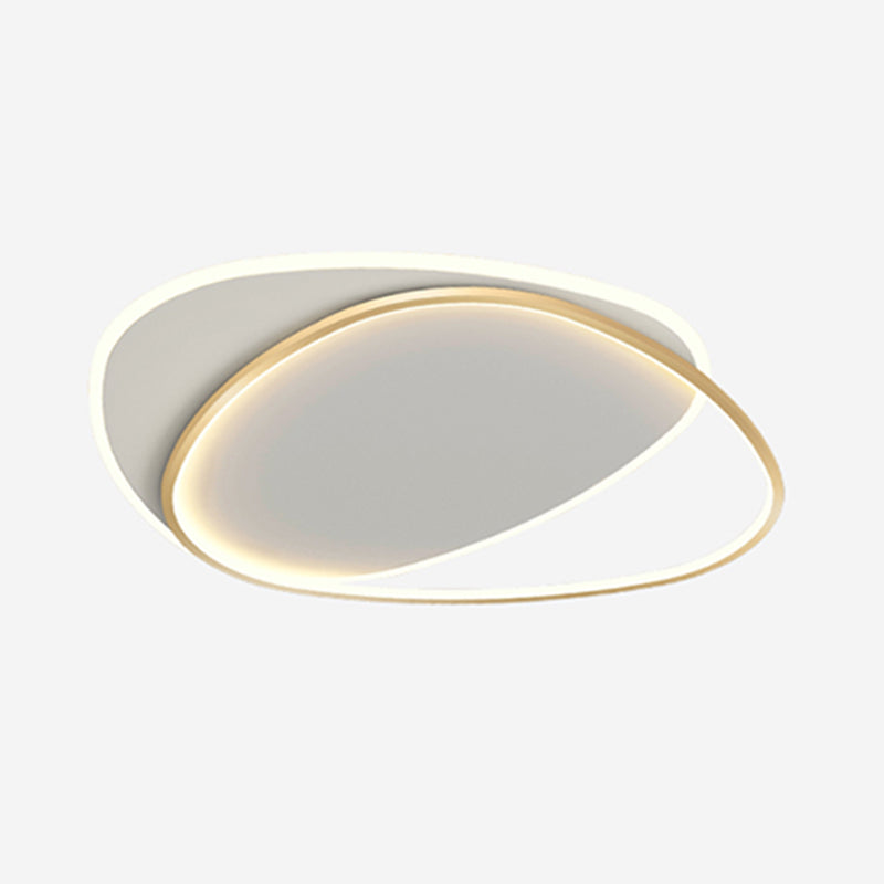 Lampada da soffitto a LED da incasso a soffitto di design dalla linea stile contemporaneo per soggiorno