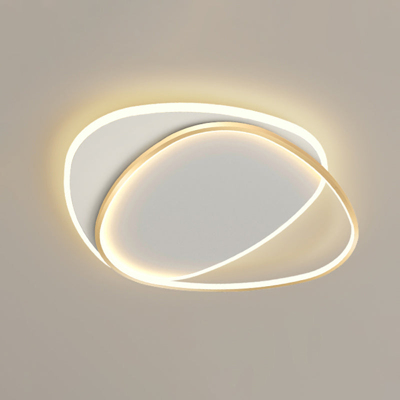Lampada da soffitto a LED da incasso a soffitto di design dalla linea stile contemporaneo per soggiorno