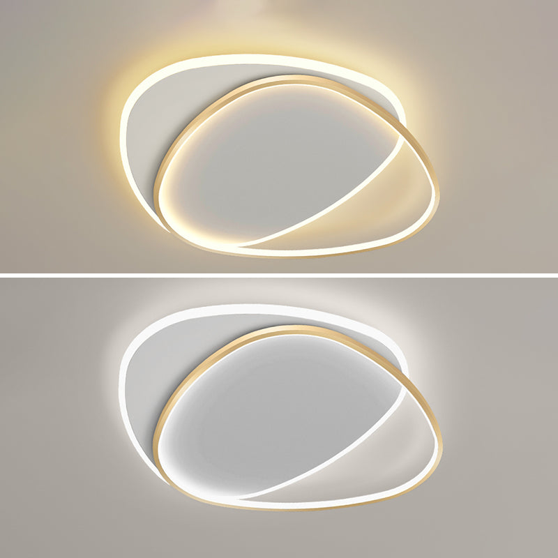 Lampada da soffitto a LED da incasso a soffitto di design dalla linea stile contemporaneo per soggiorno