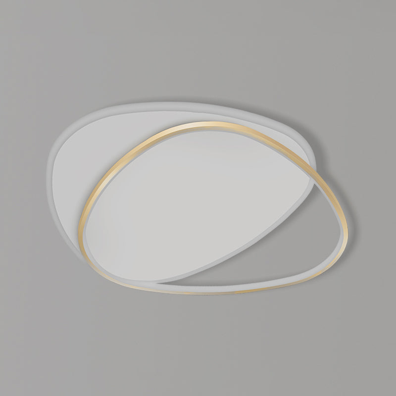 Lampada da soffitto a LED da incasso a soffitto di design dalla linea stile contemporaneo per soggiorno