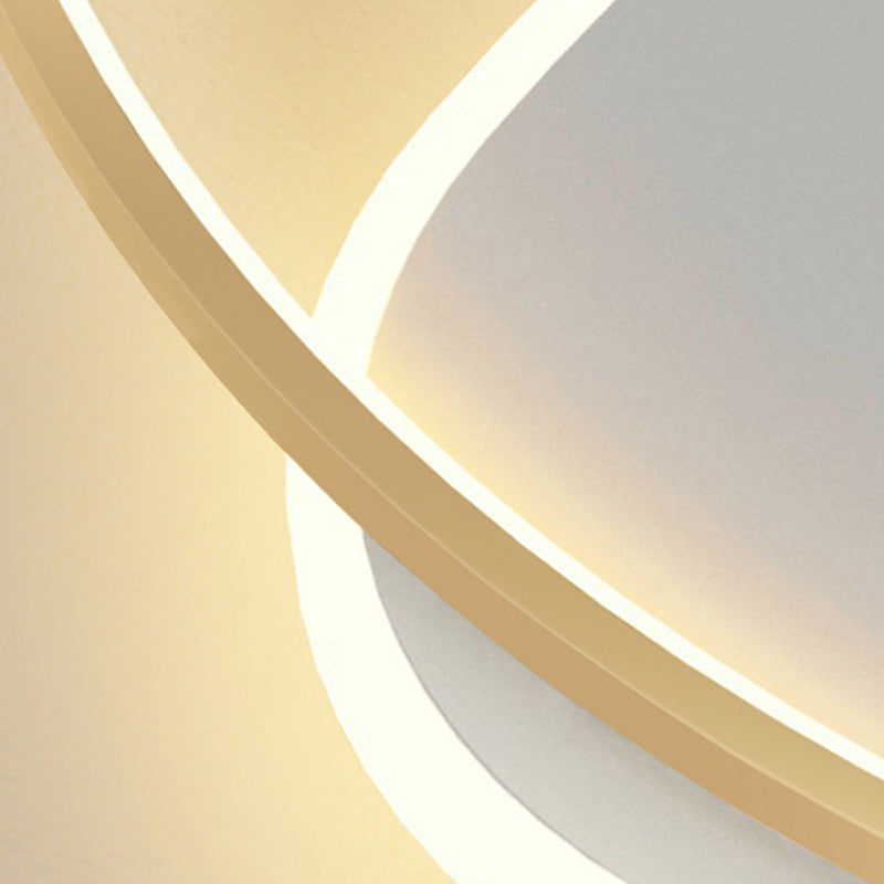 Lampada da soffitto a LED da incasso a soffitto di design dalla linea stile contemporaneo per soggiorno