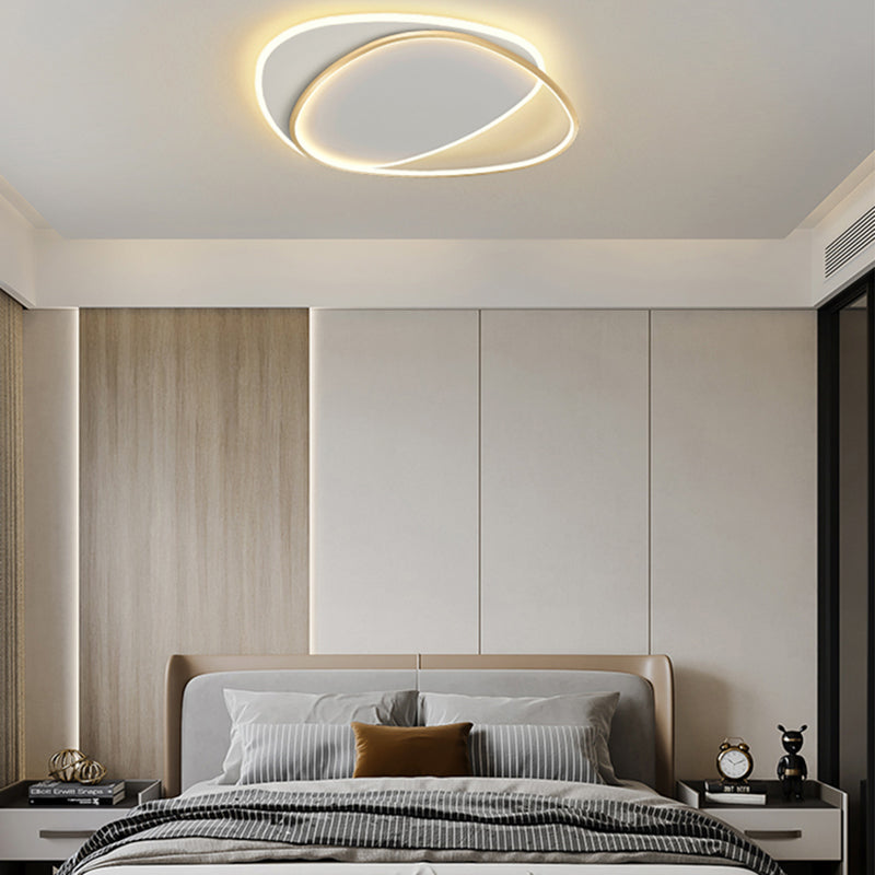 Lampada da soffitto a LED da incasso a soffitto di design dalla linea stile contemporaneo per soggiorno
