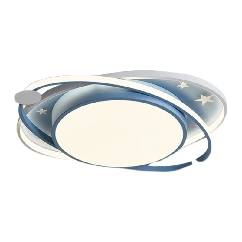 Eigentijdse LED-plafondlamp acryl kap kinderkamer inbouwlamp