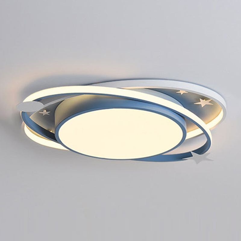 Eigentijdse LED-plafondlamp acryl kap kinderkamer inbouwlamp