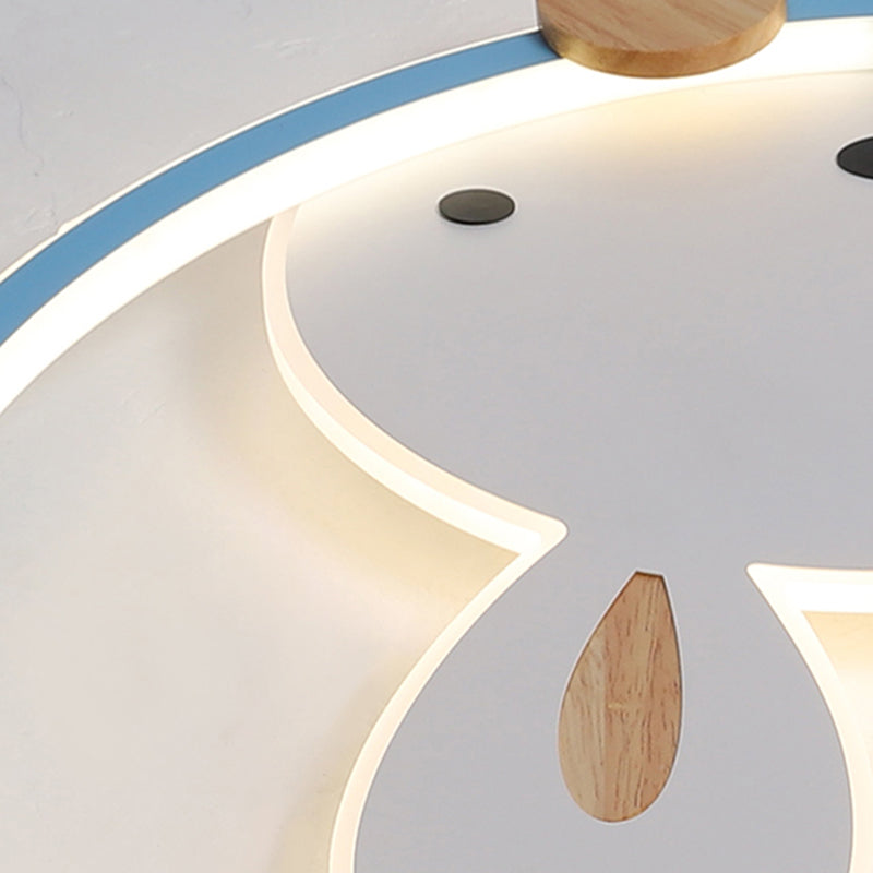 Konijn Moderne LED-plafondlamp Acryl Schaduw Inbouwlamp voor kinderkamer