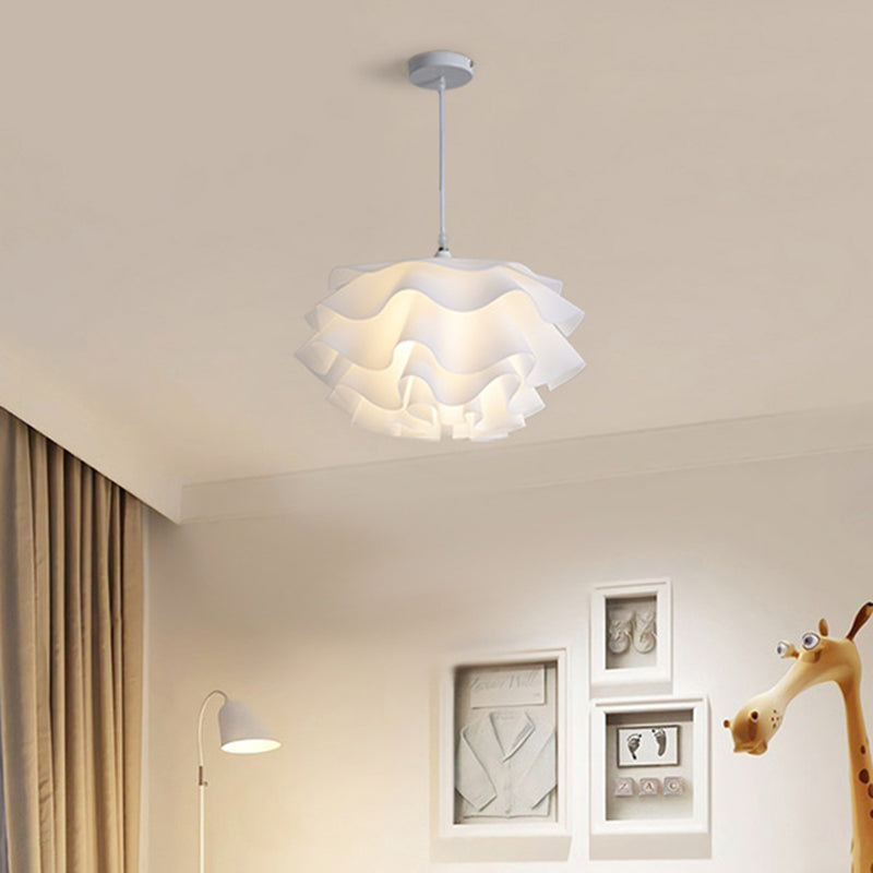 1 Leichter Acryl -Schattenhänge -Leuchte -Leuchte moderne einfache Wohnzimmer -Anhänger Licht