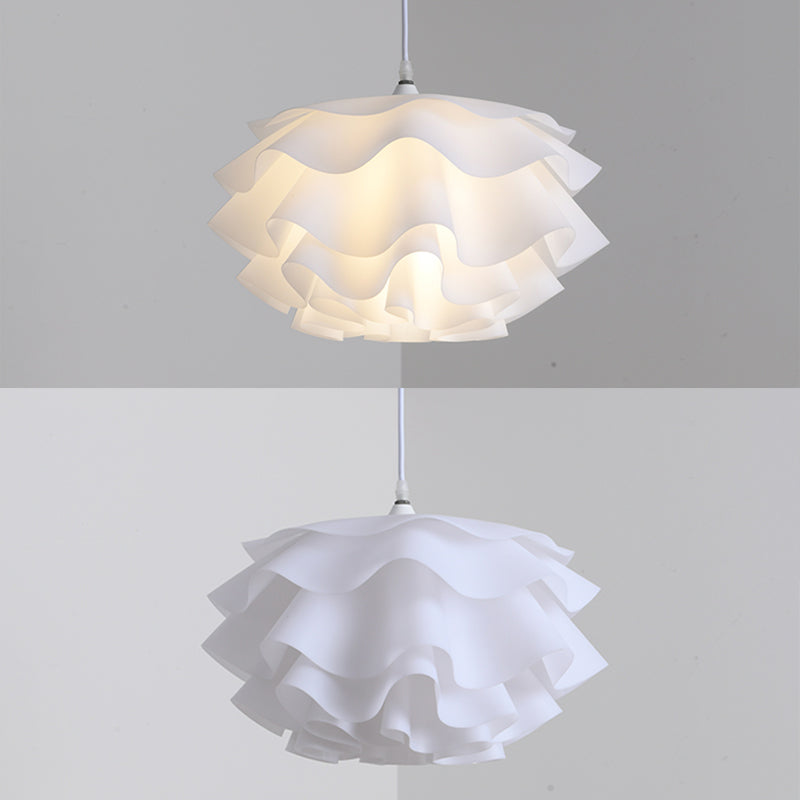 1 Leichter Acryl -Schattenhänge -Leuchte -Leuchte moderne einfache Wohnzimmer -Anhänger Licht
