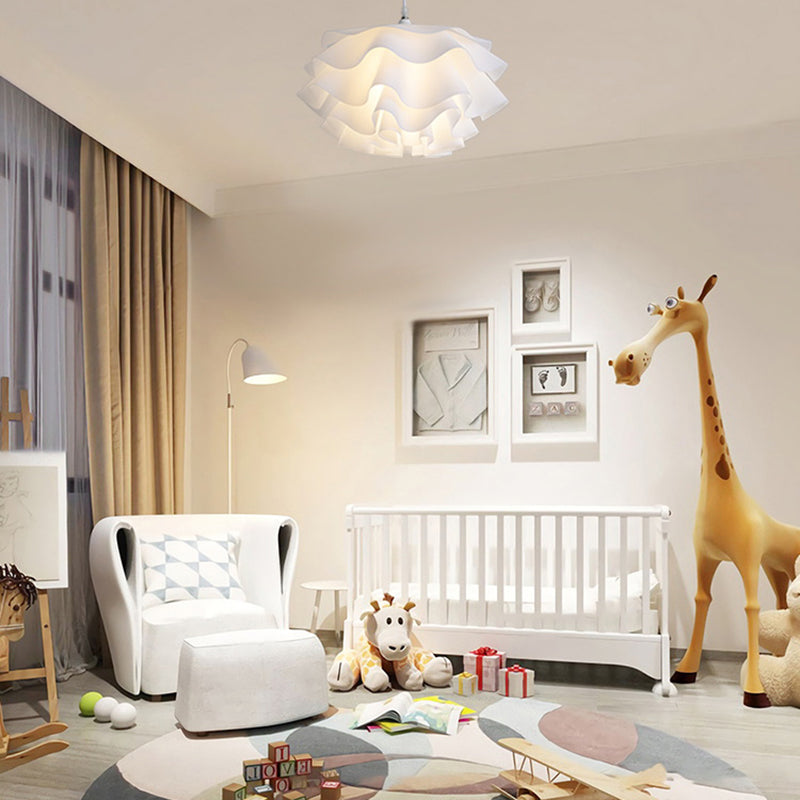 1 Leichter Acryl -Schattenhänge -Leuchte -Leuchte moderne einfache Wohnzimmer -Anhänger Licht