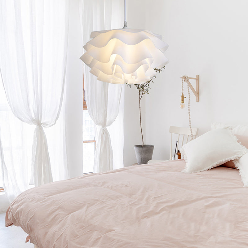 1 Leichter Acryl -Schattenhänge -Leuchte -Leuchte moderne einfache Wohnzimmer -Anhänger Licht
