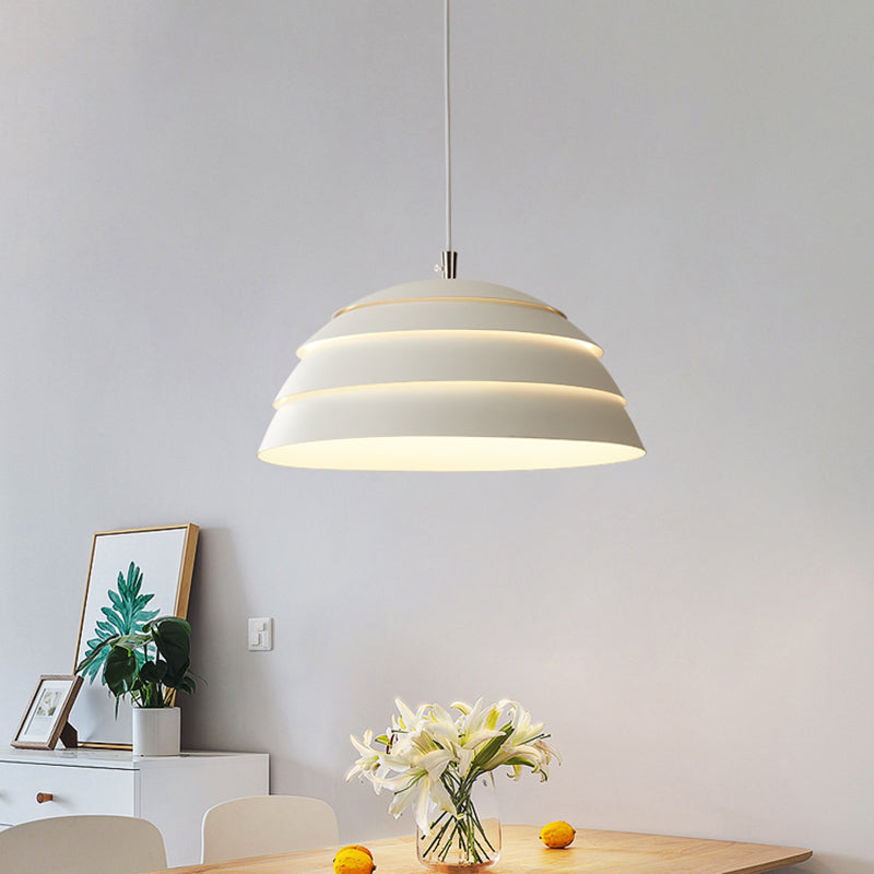 1 Light Bowl Shade Hanging Light Fixture Living Room Bedroom Modern Simple Pendant Light