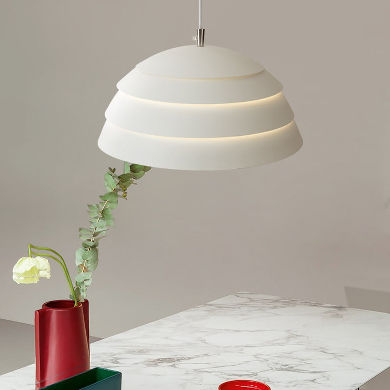 1 Light Bowl Shade Hanging Light Fixture Living Room Bedroom Modern Simple Pendant Light