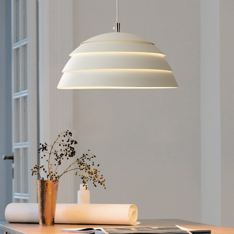 1 Light Bowl Shade Hanging Light Fixture Living Room Bedroom Modern Simple Pendant Light