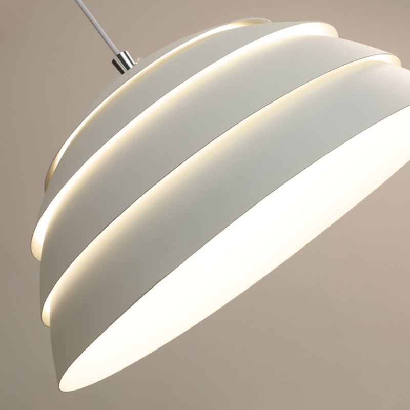 1 Light Bowl Shade Hanging Light Fixture Living Room Bedroom Modern Simple Pendant Light