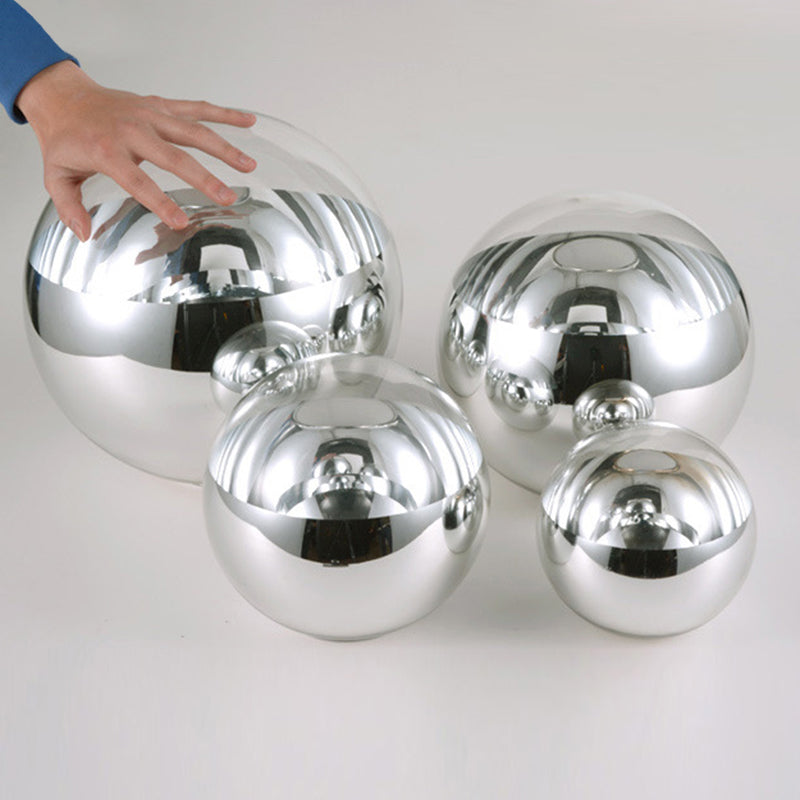 Moderner Glasglasanhänger Light Globe Platting Spiegelte hängende Licht für die Nachtstange