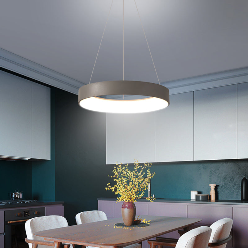 Modern Simple Style LED Pendant Light Living Room Hanging Light Fixture