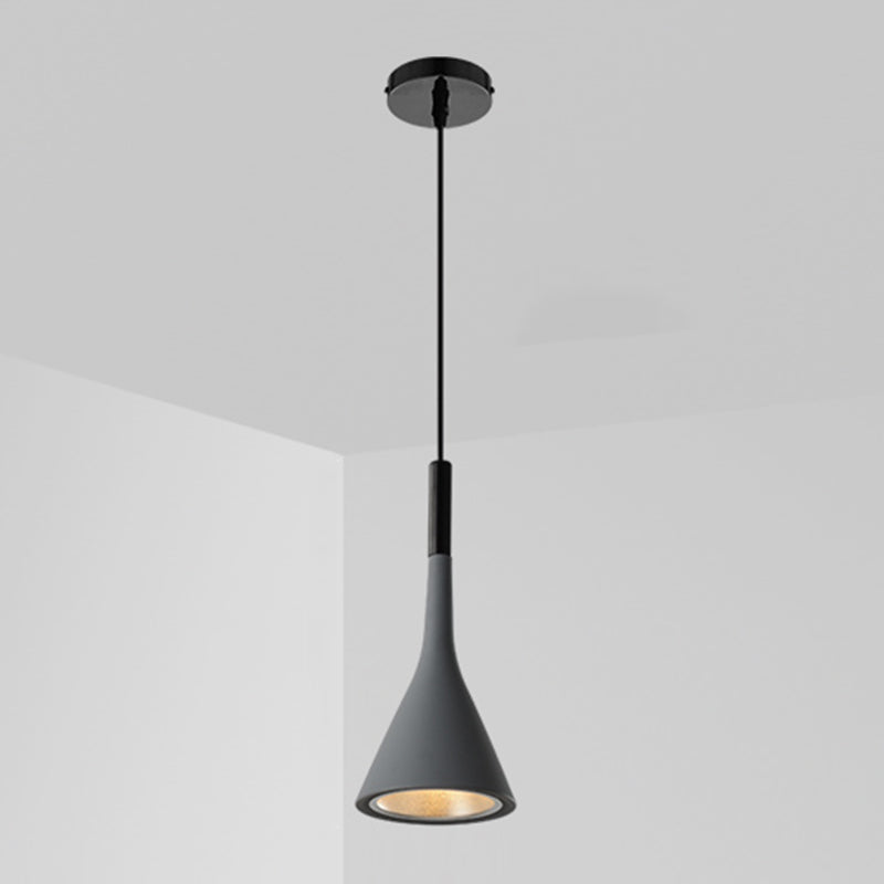 LED Metal Pendant lampe chambre à coucher moderne de style saccagé à style simple moderne