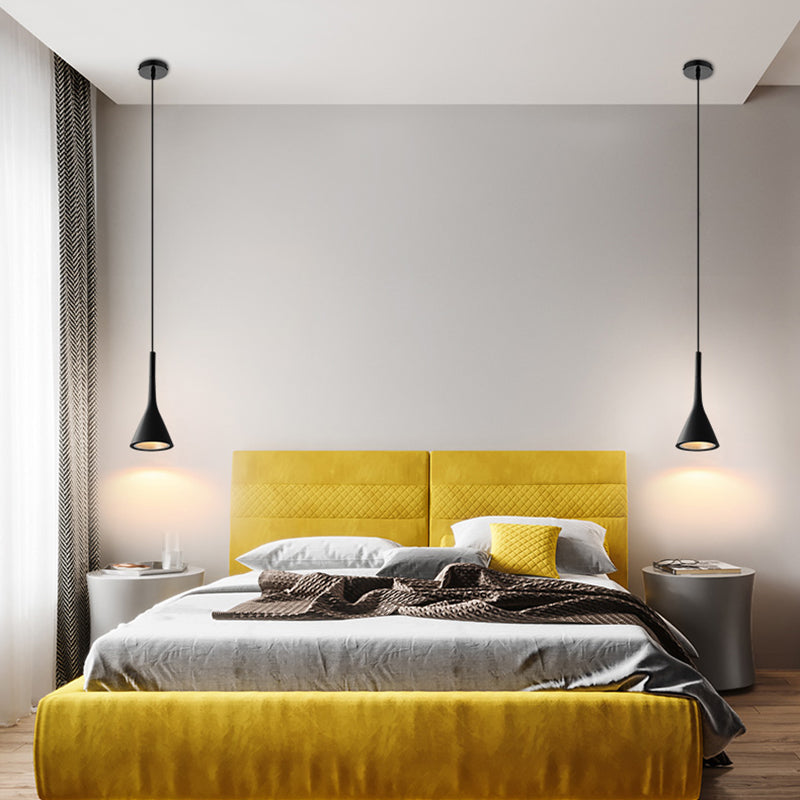 LED Metal Pendant lampe chambre à coucher moderne de style saccagé à style simple moderne
