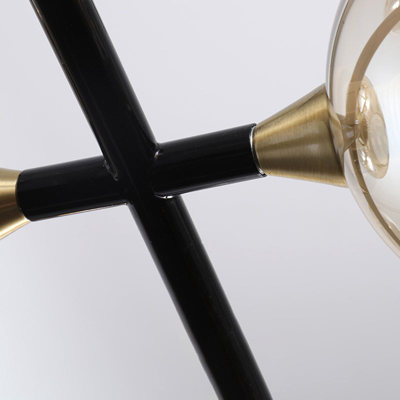 Contemporary Glass Island Light Globe Shade Dining Room Lighting Fixture