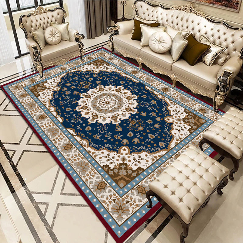 Traditioneel binnen tapijt medaillonpatroon Gebied Wastool tapijt met niet-slipachter