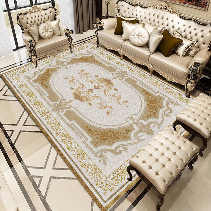 Traditioneel binnen tapijt medaillonpatroon Gebied Wastool tapijt met niet-slipachter