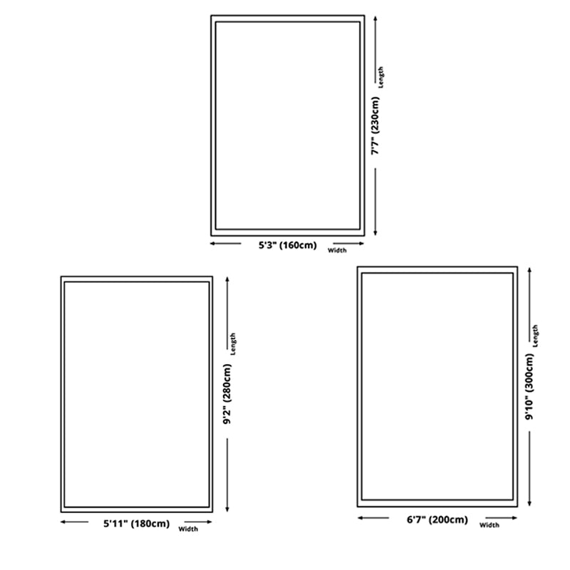 Pink Color Block Rug Polyester Nordic Rug Washable Indoor Rug for Living Room