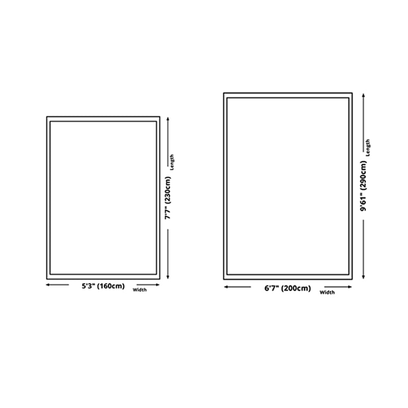 Black Modern Rug Polyester Color Lump Rug Non-Slip Backing Rug for Drawing Room