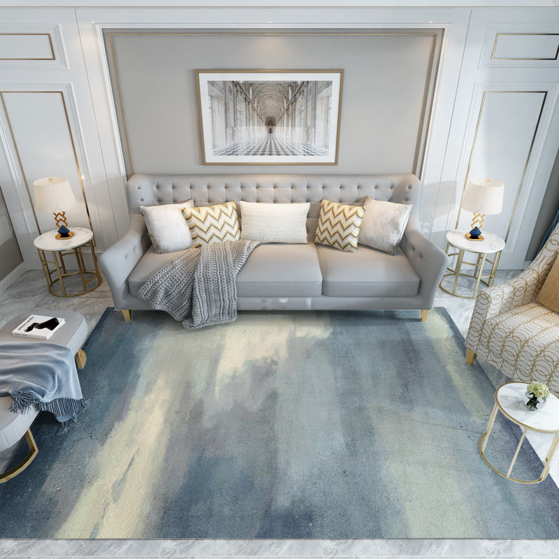 Light Brown Rug Polyester Cube Rug Washable Indoor Rug for Home Decoration