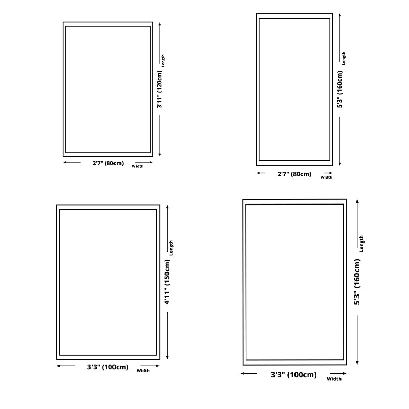 Funky Medallion Print Rug European Style Rug Polyester Stain Resistant Area Carpet for Living Room