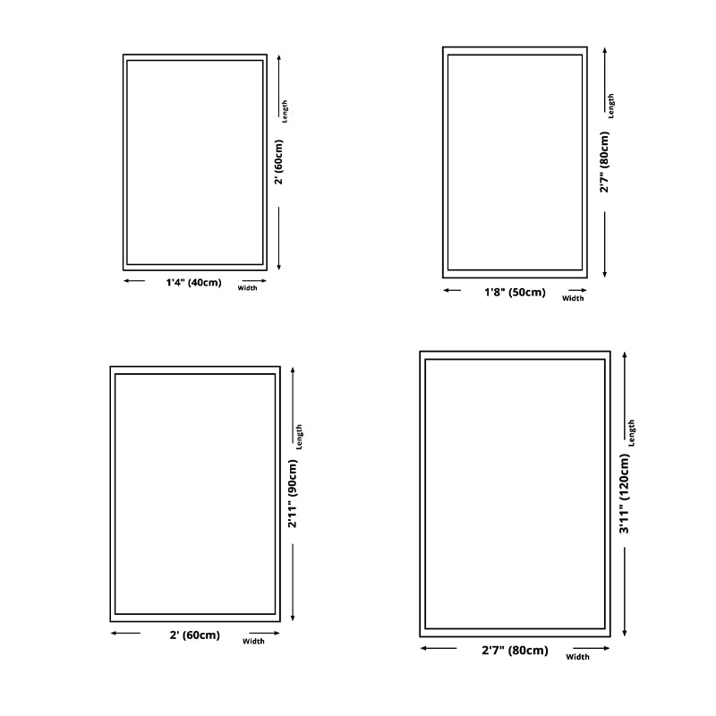 Dark Green Nordic Rug Polyester Color Block Rug Non-Slip Backing Rug for Living Room