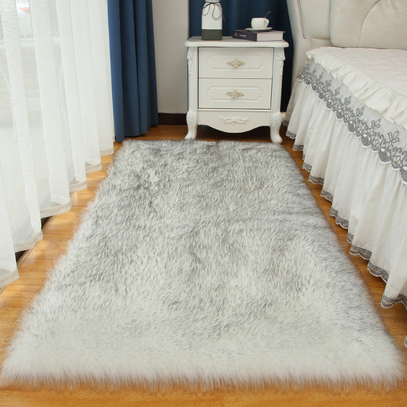 Minimalistisch vaste kleur tapijt Modern polyester tapijt wasbaar wastidee shag tapijt voor slaapkamer