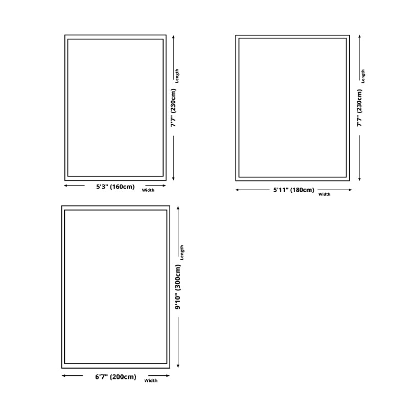 Grey Contemporary Rug Blending Graphic Rug Non-Slip Backing Rug for Home Decor