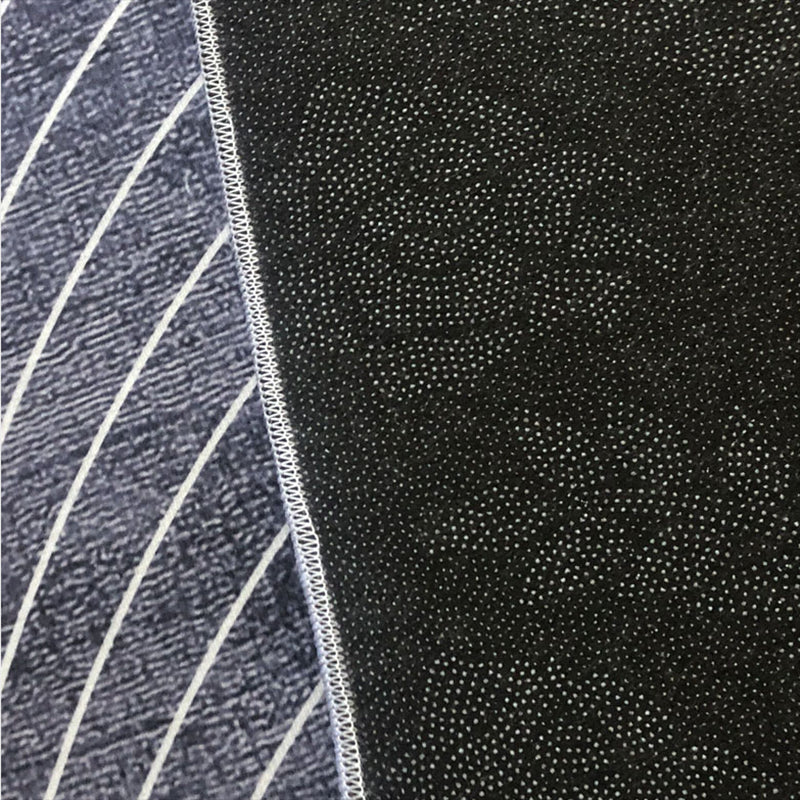 Light Orange Simple Rug Polyester Line Rug Washable Indoor Rug for Living Room