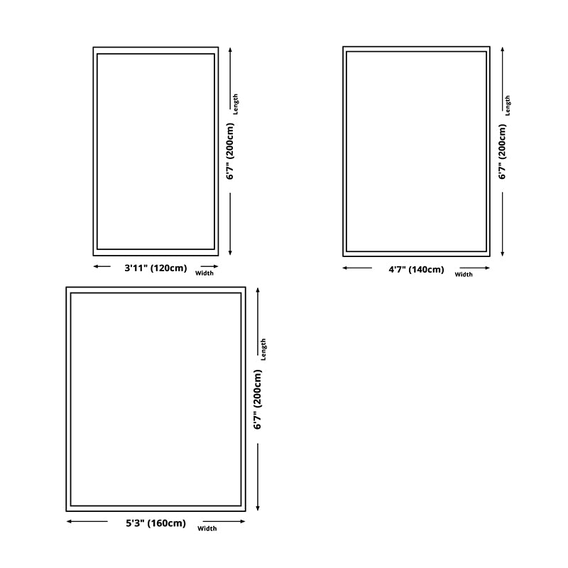 Orange Modern Rug Polyester Graphic Rug Non-Slip Backing Rug for Living Room