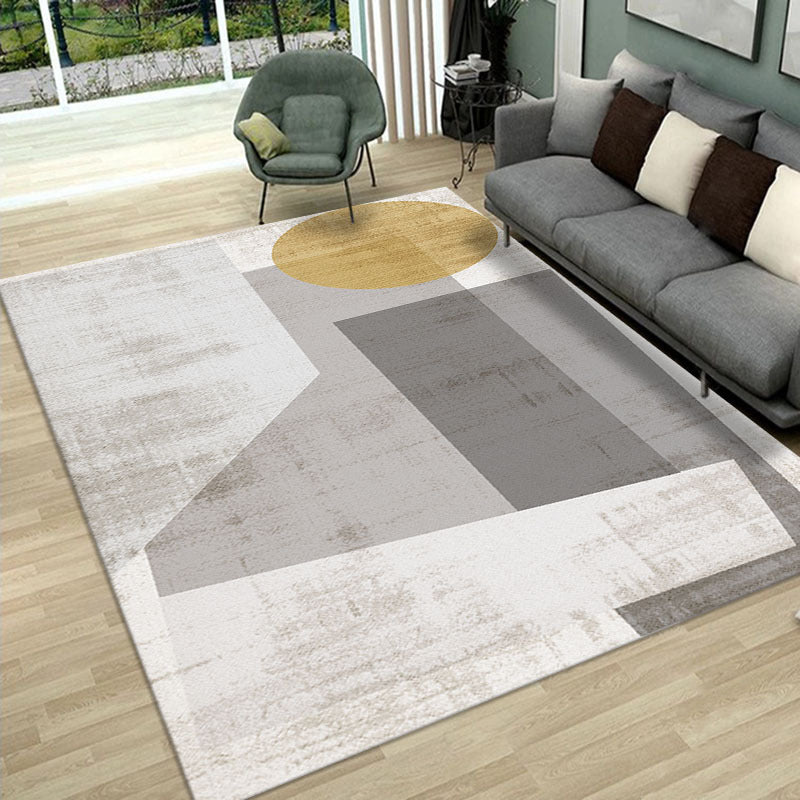 Hellrosa moderner Teppich Color Lump Indoor-Teppich, waschbarer Teppich für die Inneneinrichtung