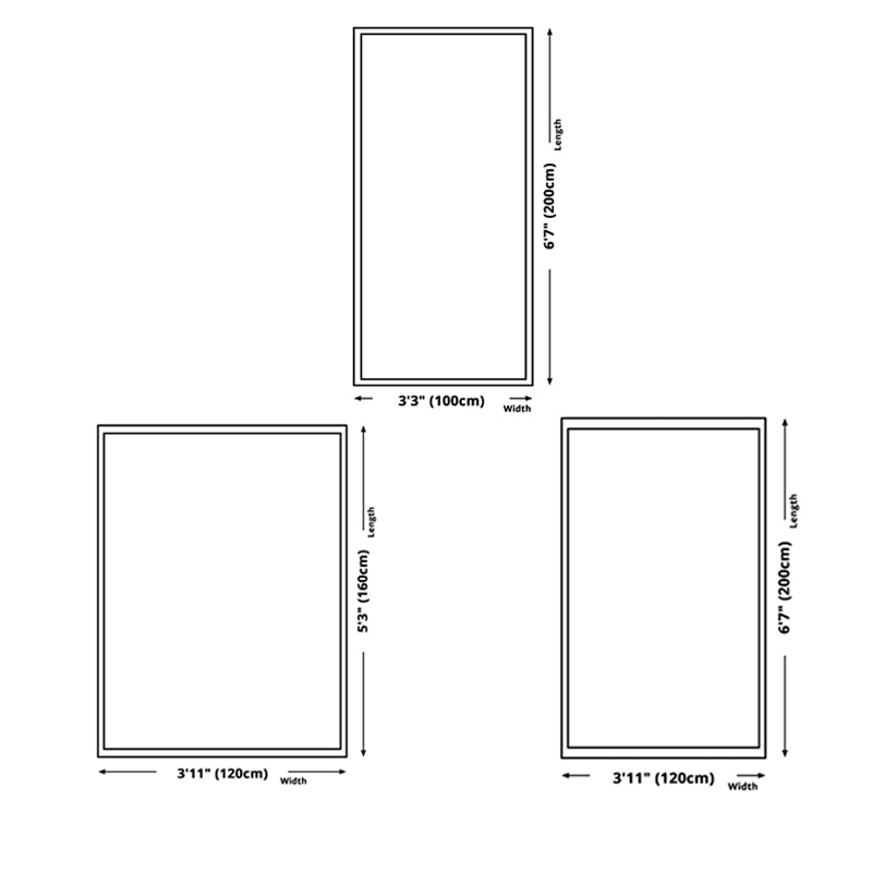 White Modern Carpet Polyester Circle Area Carpet Non-Slip Backing Carpet for Home Decor