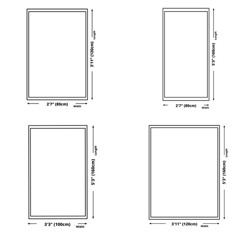 Blue Modern Rug Polyester Color Lump Indoor Rug Washable Area Rug for Living Room