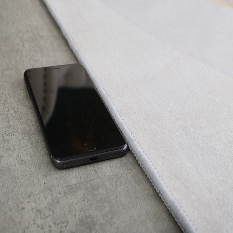 Orange Modern Rug Polyester Semicycle Rug Non-Slip Backing Rug for Home Decor