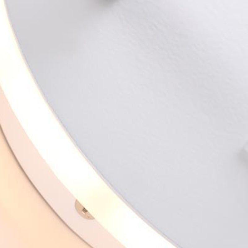 Modern Concise LED Reading Wall Lamp Iron Geometric Wall Light with Acrylic Shade