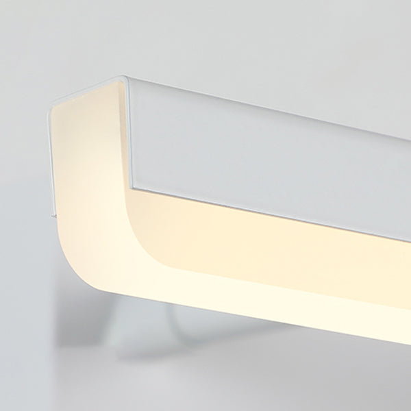 Modern Minimalist Linear Wall Lamp Adjustable Acrylic Wall Light Fixture for Bathroom