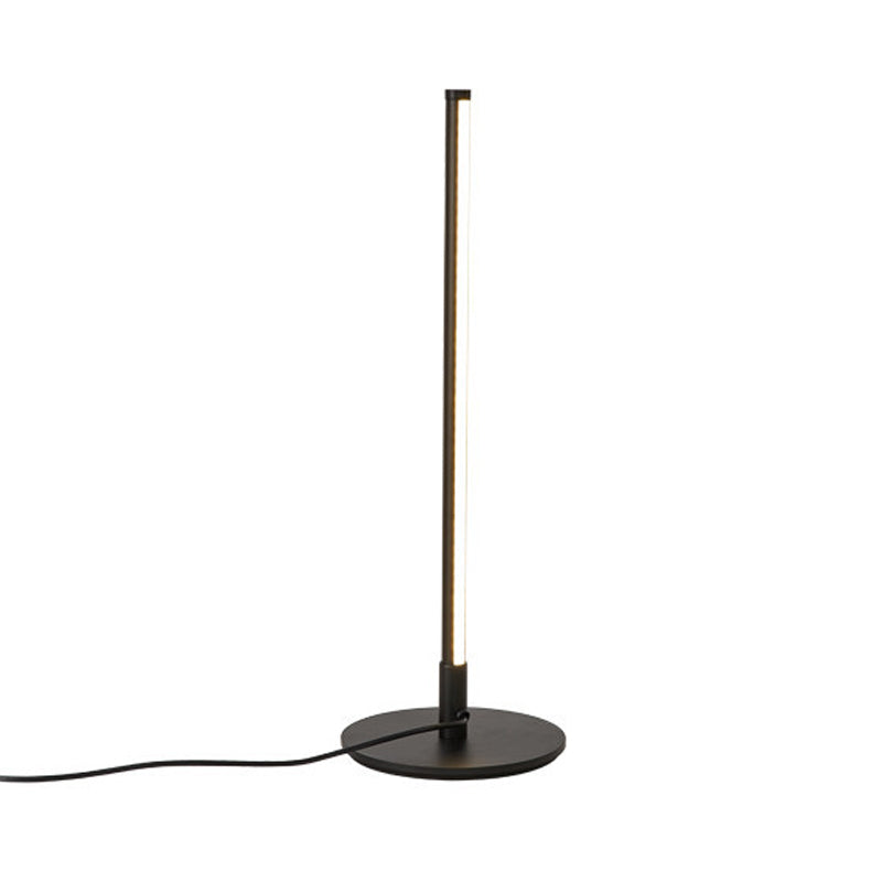 Lampe de table LED simplicité moderne les lampes de table linéaire avec une teinte acrylique