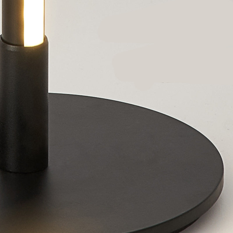 Lampe de table LED simplicité moderne les lampes de table linéaire avec une teinte acrylique
