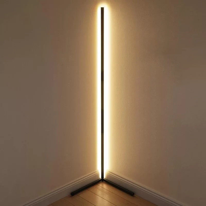Lampade per pavimenti a led semplicità moderna lampade da pavimento lineare laccato con ombra acrilica
