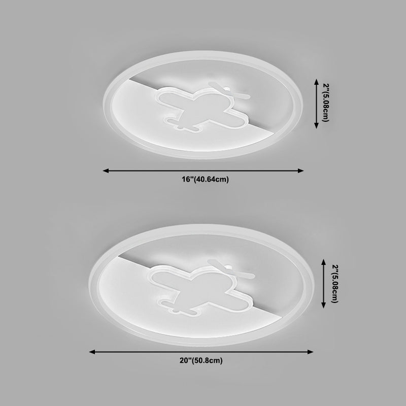LED-plafondlamp van wit metaal, moderne stijl, inbouwlamp voor woonkamer
