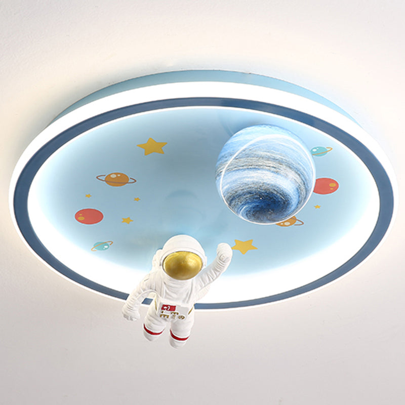 Plafonnier LED créatif d'astronaute, plafonnier de Style moderne pour chambre de garçon