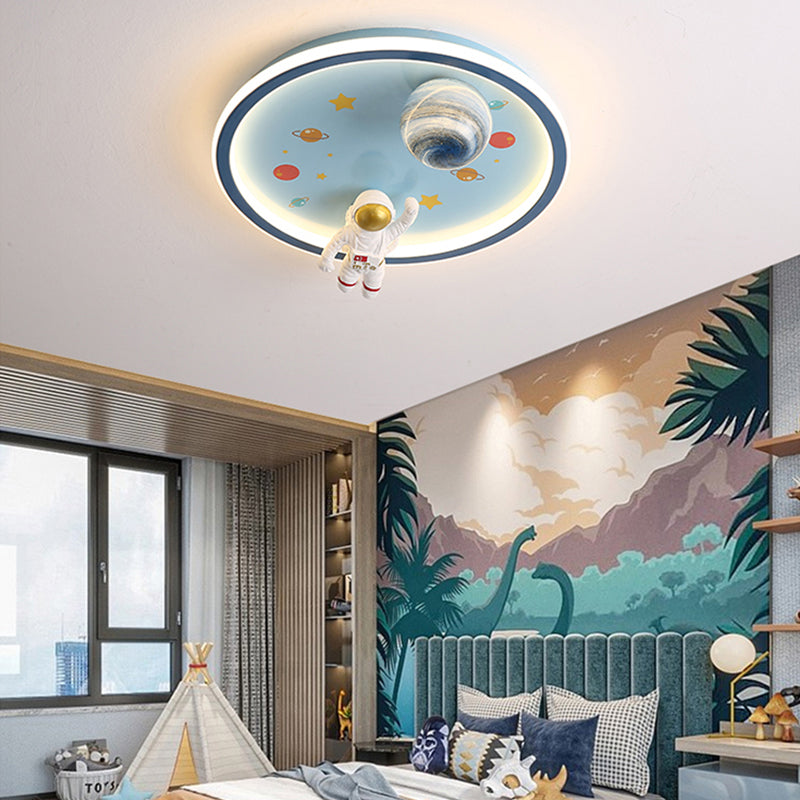 Plafonnier LED créatif d'astronaute, plafonnier de Style moderne pour chambre de garçon